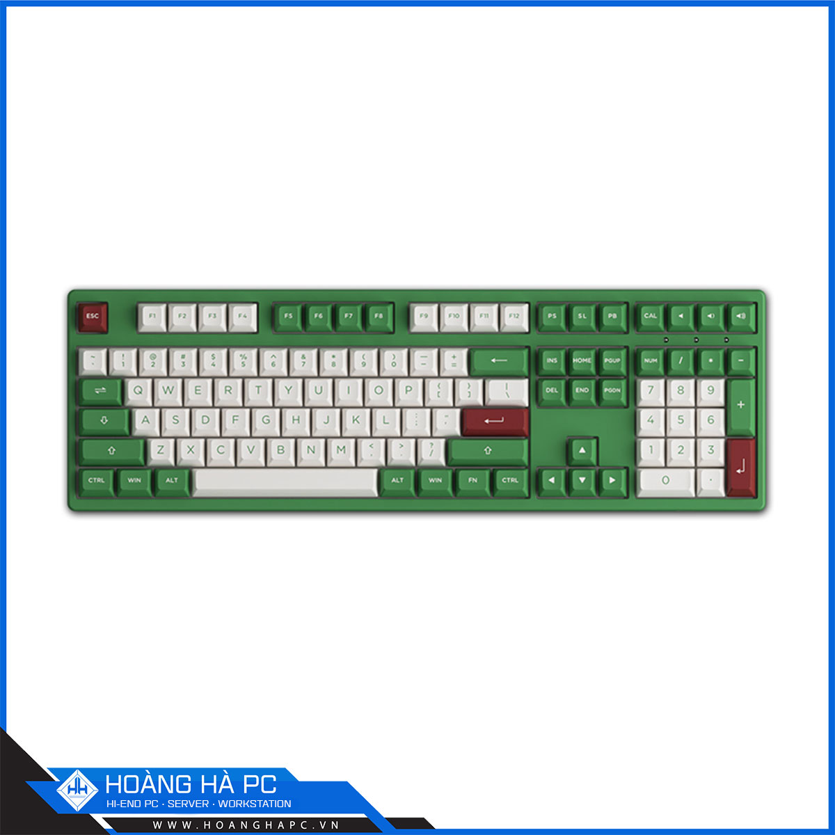 Bàn phím cơ Akko 3108 RF Matcha Red Bean - Cream Blue Switch