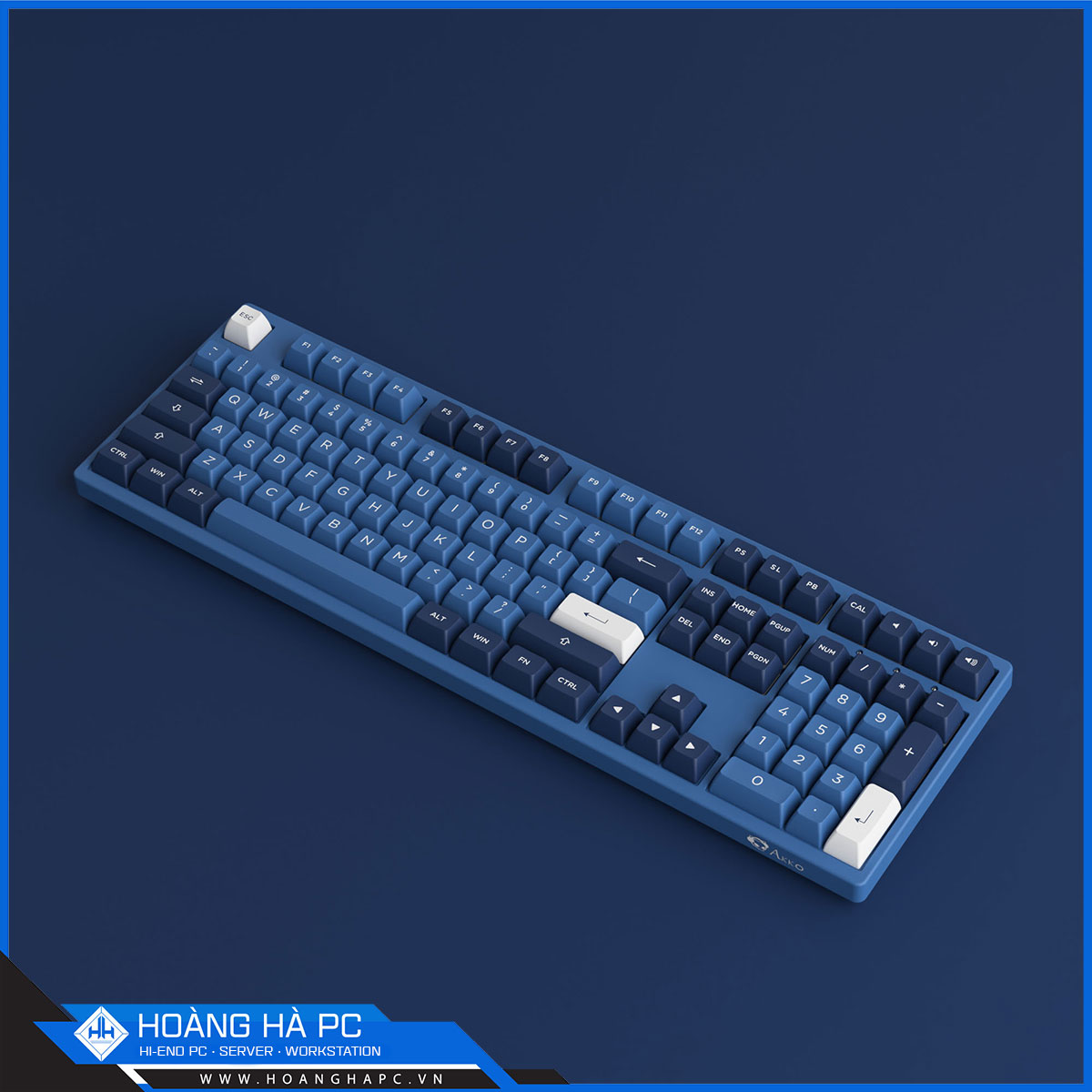 Bàn phím cơ Akko 3108 RF Ocean Star - Cream Blue Switch-6