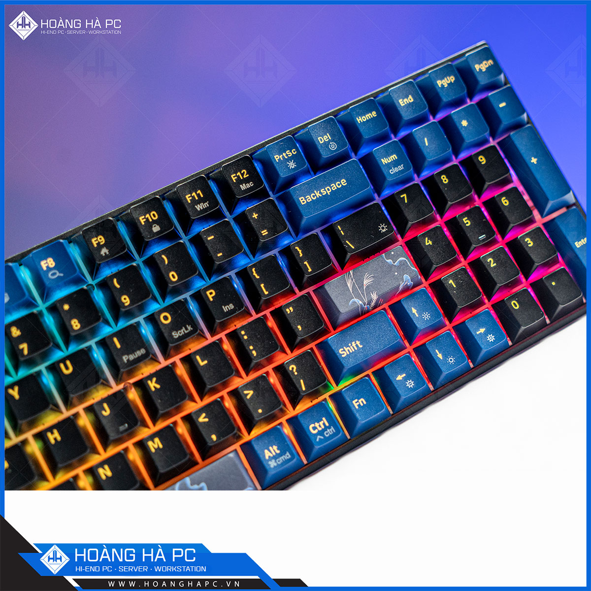 Bàn phím cơ không dây Dual Mode Newmen GM1000 (Tiên Hạc- Trăng & Mây), G-Pro Yellow Switch-6