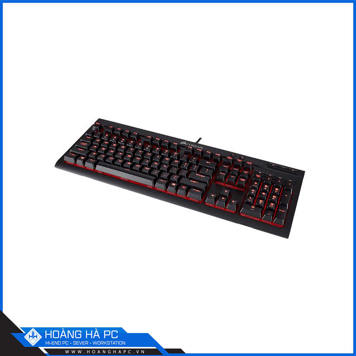 Bàn phím cơ Corsair K68 BLK Red Led - MX Red -4