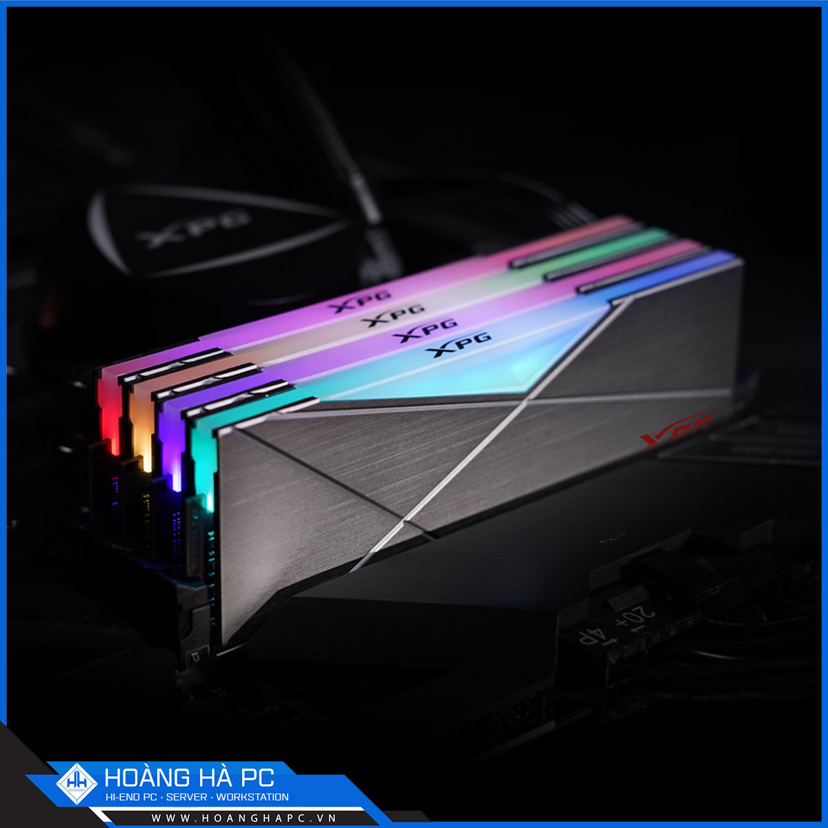 RAM DDR4 ADATA SPECTRIX D50 RGB 8GB 3200MHz (1x8GB) GREY-3