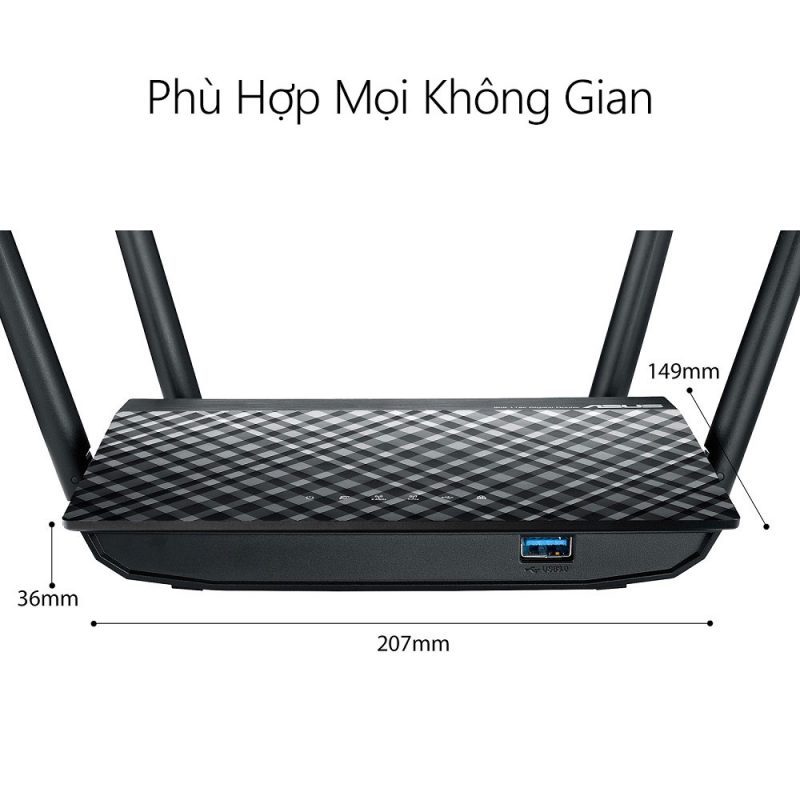 Bộ Phát Wifi ASUS RT-AC1300UHP-2