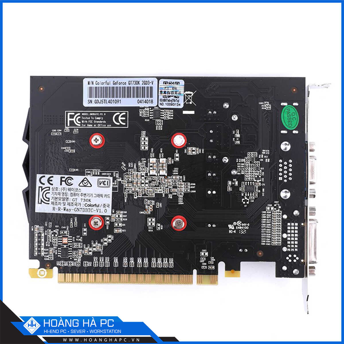 Card Màn Hình Colorful GeForce GT 730K 2G D3 V-4