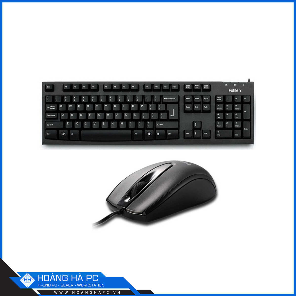 Bộ phím chuột Fuhlen L411 + Fuhlen L102