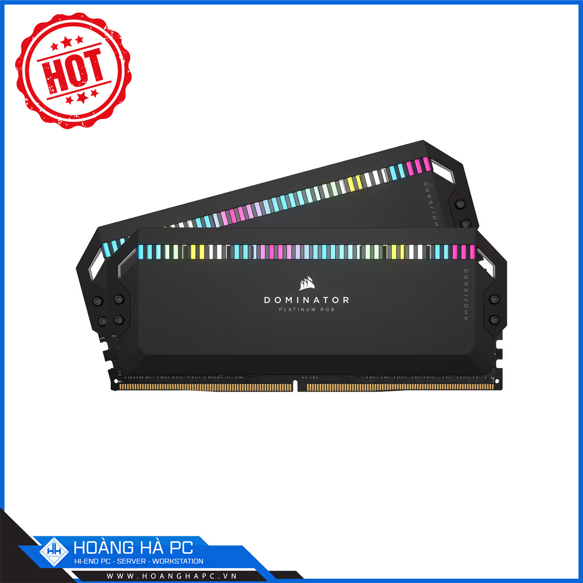 RAM DDR5 CORSAIR DOMINATOR PLATINUM RGB 64GB 5200Mhz (2x32GB) BLACK