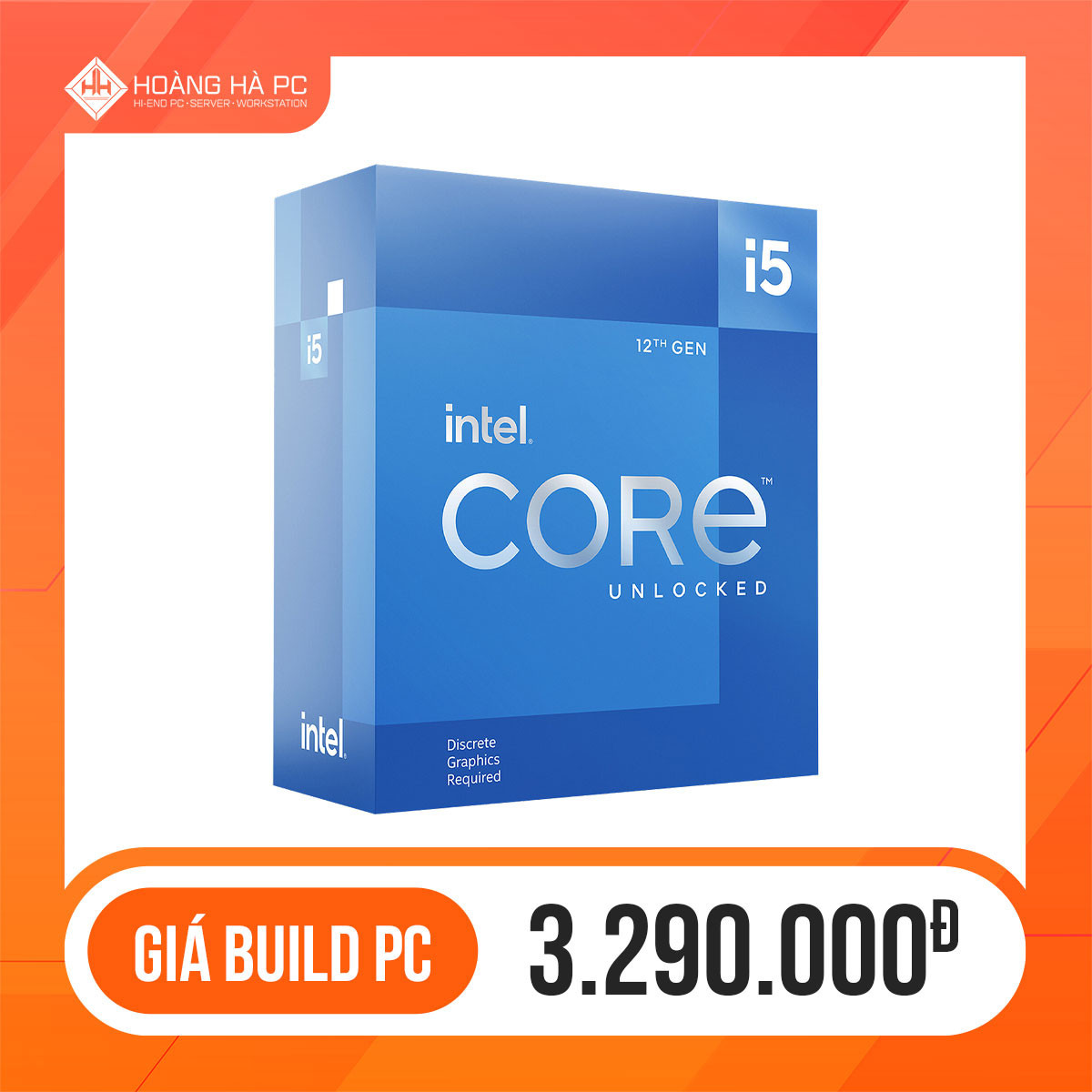 CPU Intel Core i5-12600KF (Up To 4.90GHz, 10 Nhân 16 Luồng,20MB Cache, Alder Lake)