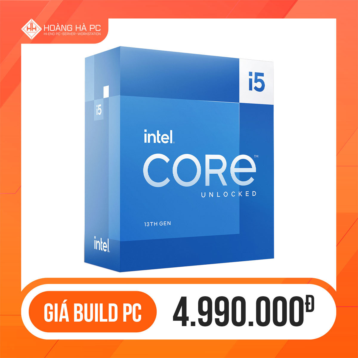 CPU Intel Core i5 13600K (5.1 GHz, 14 Nhân 20 Luồng, 24MB Cache, Raptor Lake)