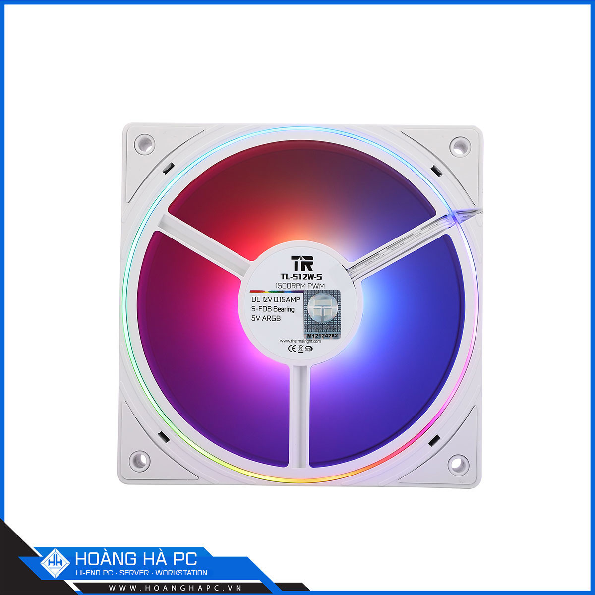 Fan Thermalright TL-S12-S X3 ARGB White - 3 FAN-4