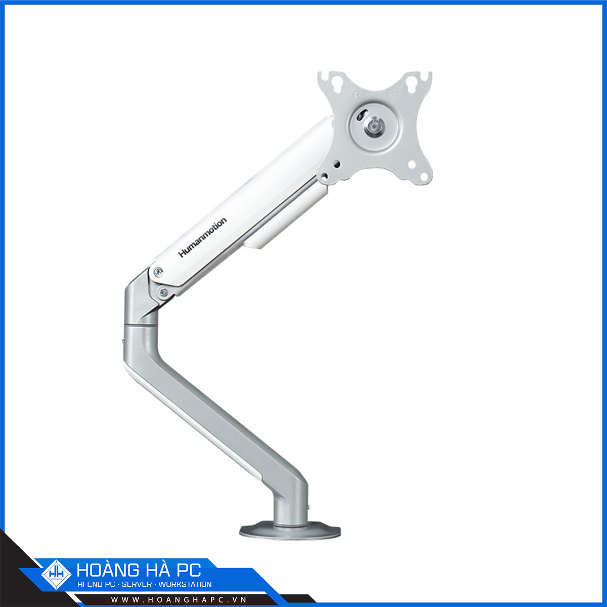Giá treo màn hình Humanmotion T6 Pro White (1 màn hình/ 22 - 32inch/ Trắng/ Gắn bàn)-2
