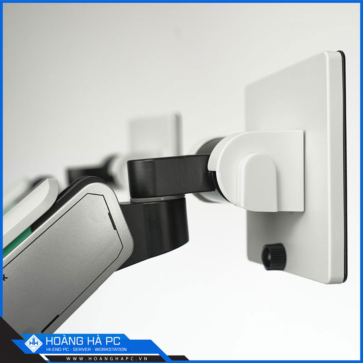 Giá treo màn hình Humanmotion T9 Pro 2 Dual White (2 màn hình/ 22 - 43inch/ Trắng/ Gắn bàn)-5