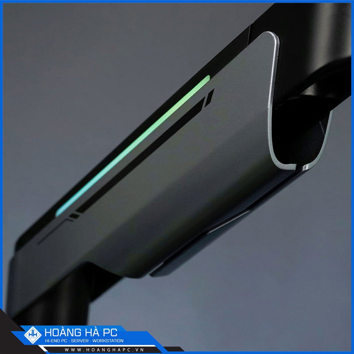 Giá treo màn hình Humanmotion T9 Pro 2 RGB (1 màn hình/ 22 - 43inch/ Xám đen/ Gắn bàn)-5