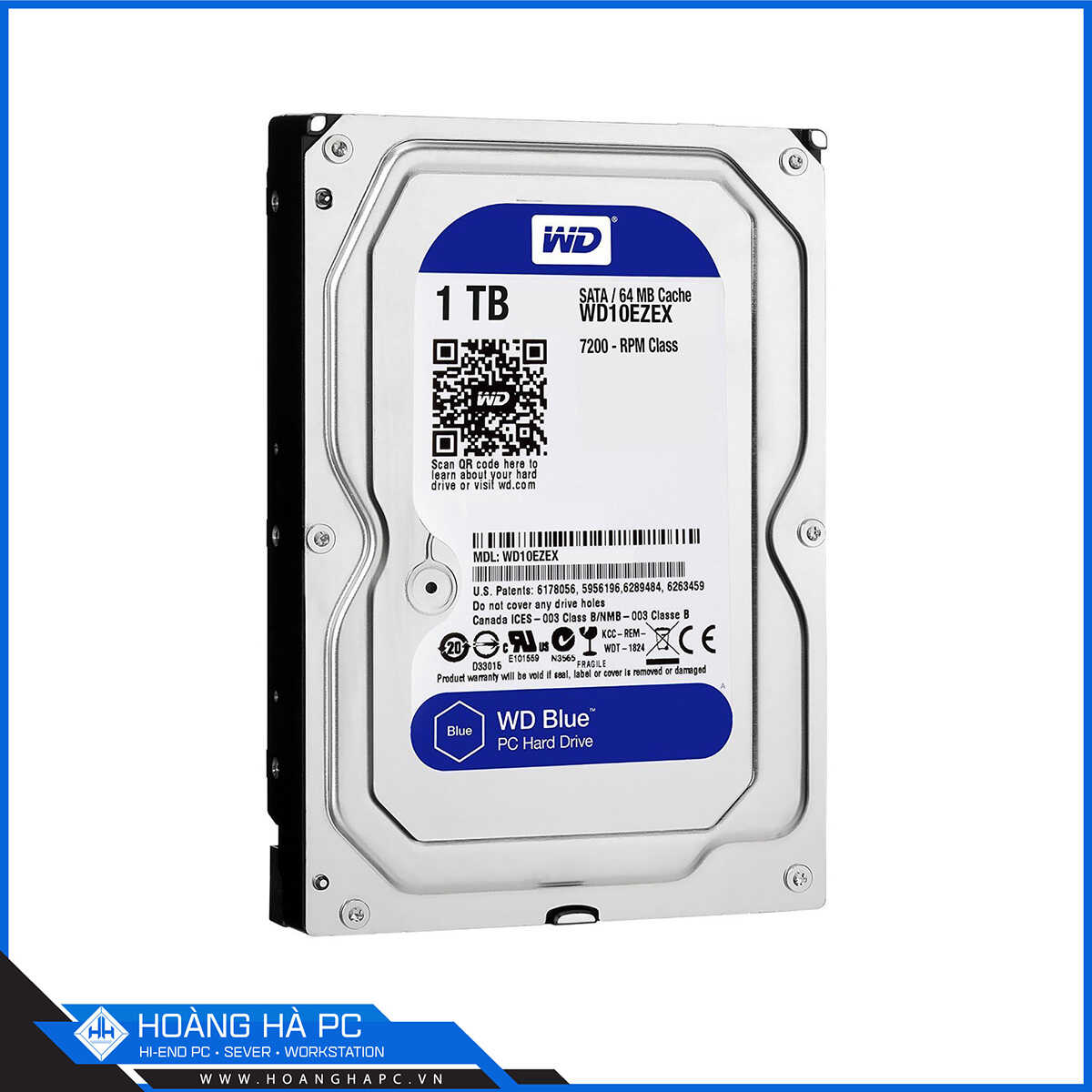 Ổ Cứng HDD Western Caviar Blue 1TB (3.5 inch, Sata3 6Gb/s, 64MB Cache, 7200rpm)-2
