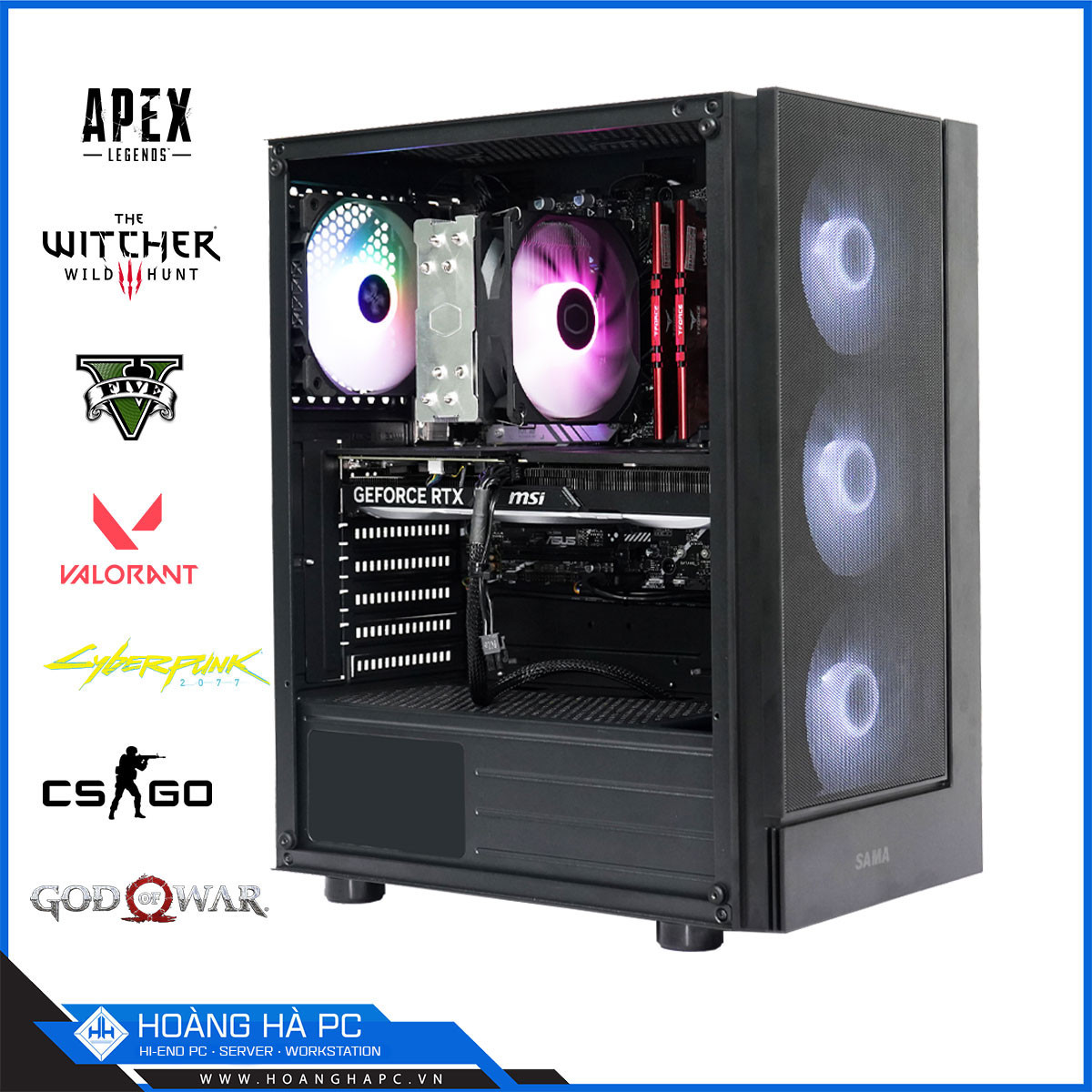 HHPC GAMING i5 12400F | 8G | RTX 2060 SUPER 8G | 256 bit | GDDR6-2