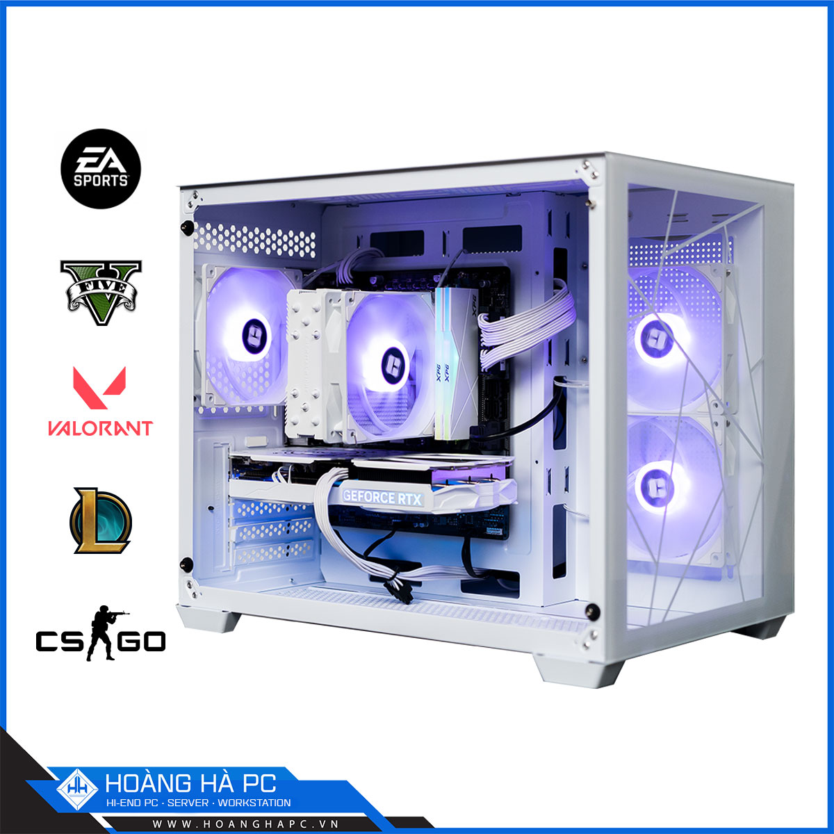 HHPC MINI LUMI II WHITE i5 12600K | 16G | RTX 3060 12G