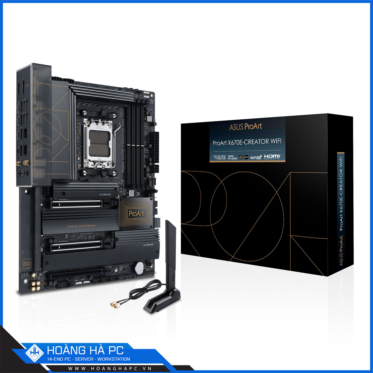 Mainboard ASUS ProArt X670E-CREATOR WIFI (AMD X670, Socket AM5, ATX, 4 khe RAM DDR5)