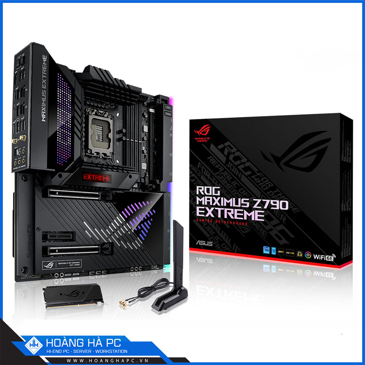 Mainboard ASUS ROG MAXIMUS Z790 EXTREME (Intel Z790, Socket 1700, ATX, 4 khe Ram DDR5)
