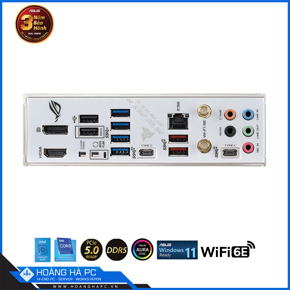Mainboard ASUS ROG STRIX Z690-A GAMING WIFI DDR5 (Intel Z690, Socket 1700, ATX, 4 khe RAM)-6