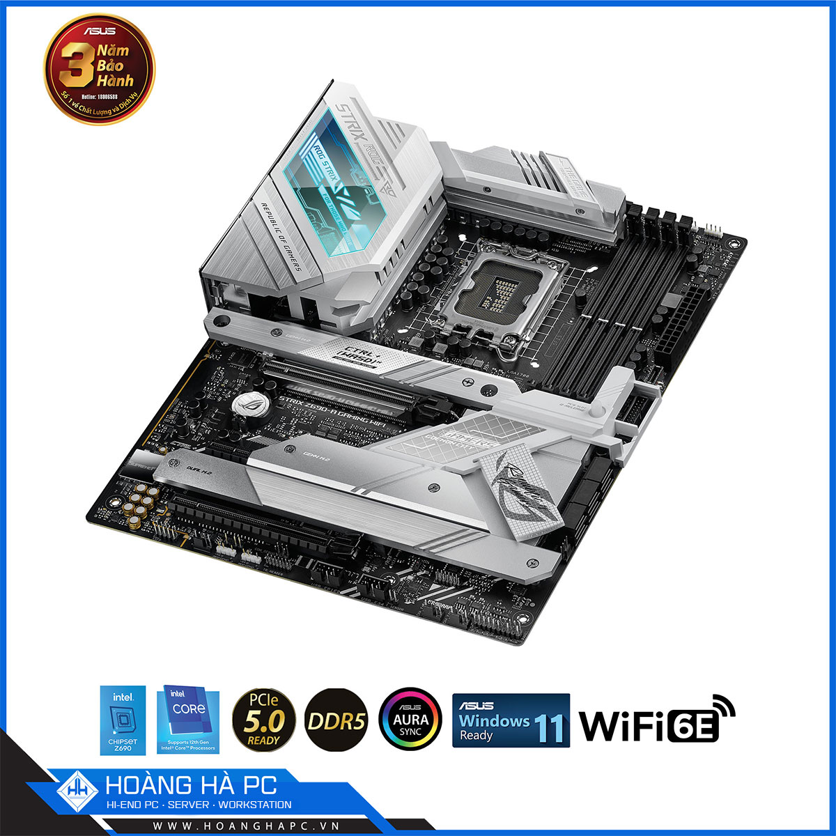 Mainboard ASUS ROG STRIX Z690-A GAMING WIFI DDR5 (Intel Z690, Socket 1700, ATX, 4 khe RAM)-4