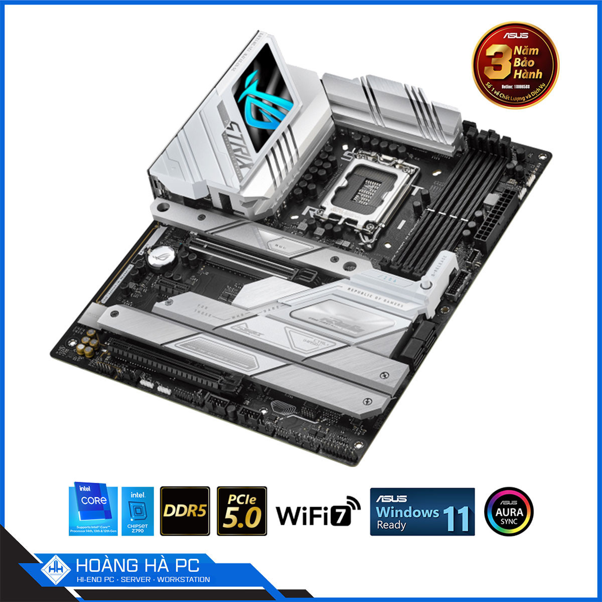 Mainboard ASUS ROG STRIX Z790-A GAMING WIFI II (Intel Z790, Socket 1700, ATX, 4 RAM DDR5)-5