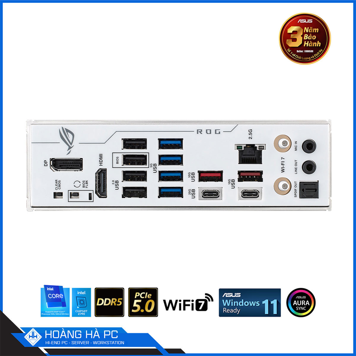 Mainboard ASUS ROG STRIX Z790-A GAMING WIFI II (Intel Z790, Socket 1700, ATX, 4 RAM DDR5)-7