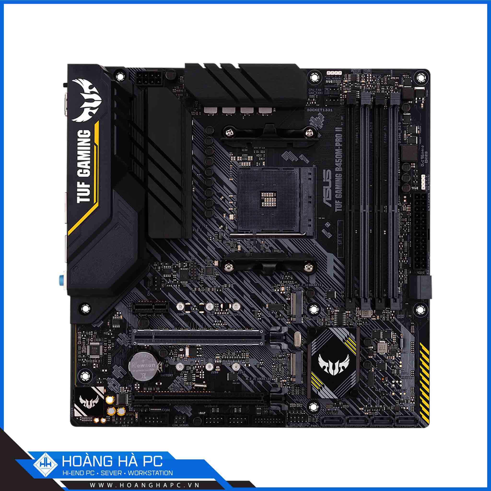 Mainboard ASUS TUF GAMING B450M PRO II (AMD B450, Socket AM4, M-ATX, 4 Khe Cắm Ram DDR4)-2