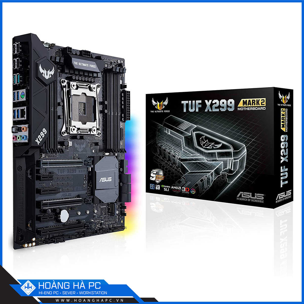 Mainboard ASUS TUF X299 MARK 2 (Intel X299, LGA 2066, ATX, 8 Khe Cắm Ram DDR4)