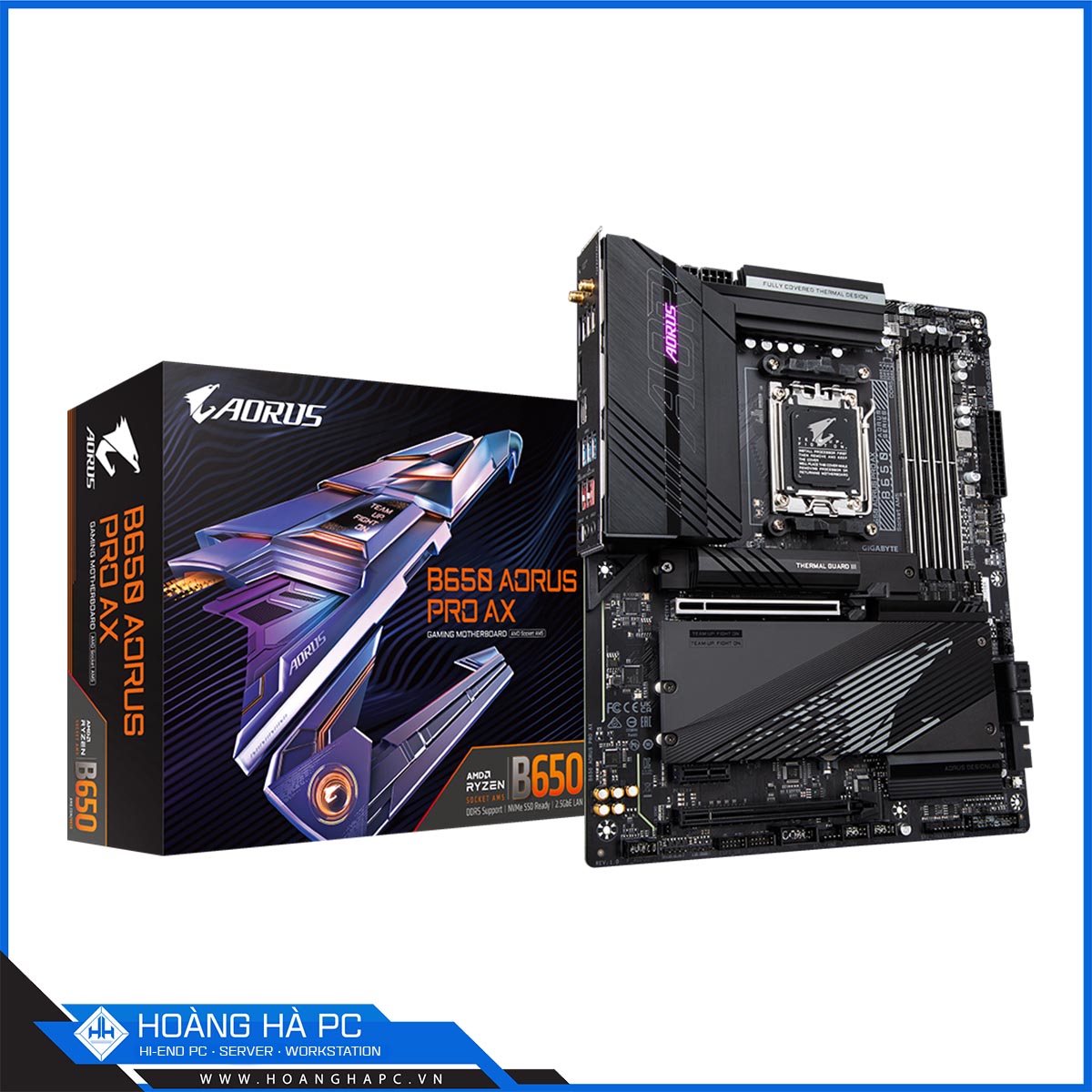 Mainboard Gigabyte B650 AORUS PRO AX (AMD B650, Socket AM5, ATX, 4 khe RAM DDR5)