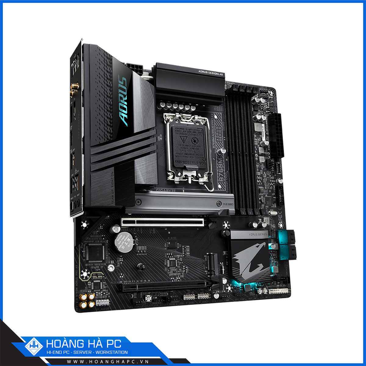 Mainboard GIGABYTE B760M AORUS PRO AX DDR5 (Intel B760, LGA1700, mATX, 4 khe RAM)-4