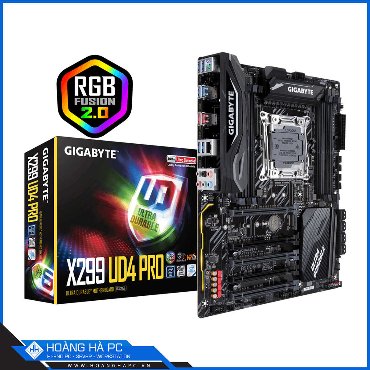 MAINBOARD GIGABYTE X299-UD4 PRO (Intel X299, LGA 2066, ATX, 8 Khe Cắm Ram DDR4)