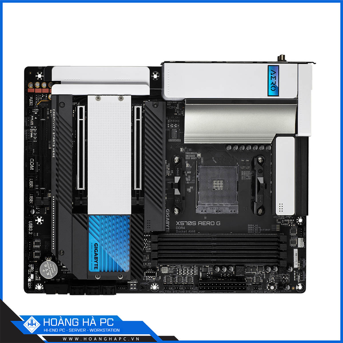 Mainboard Gigabyte X570S AERO G (AMD X570, Socket AM4, ATX, 4 Khe Cắm Ram DDR4)-4