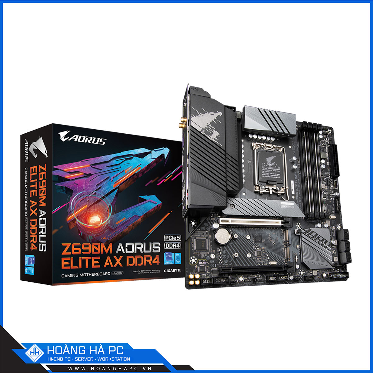 Mainboard Gigabyte Z690M AORUS ELITE AX DDR4 (Wifi + Bluetooth)