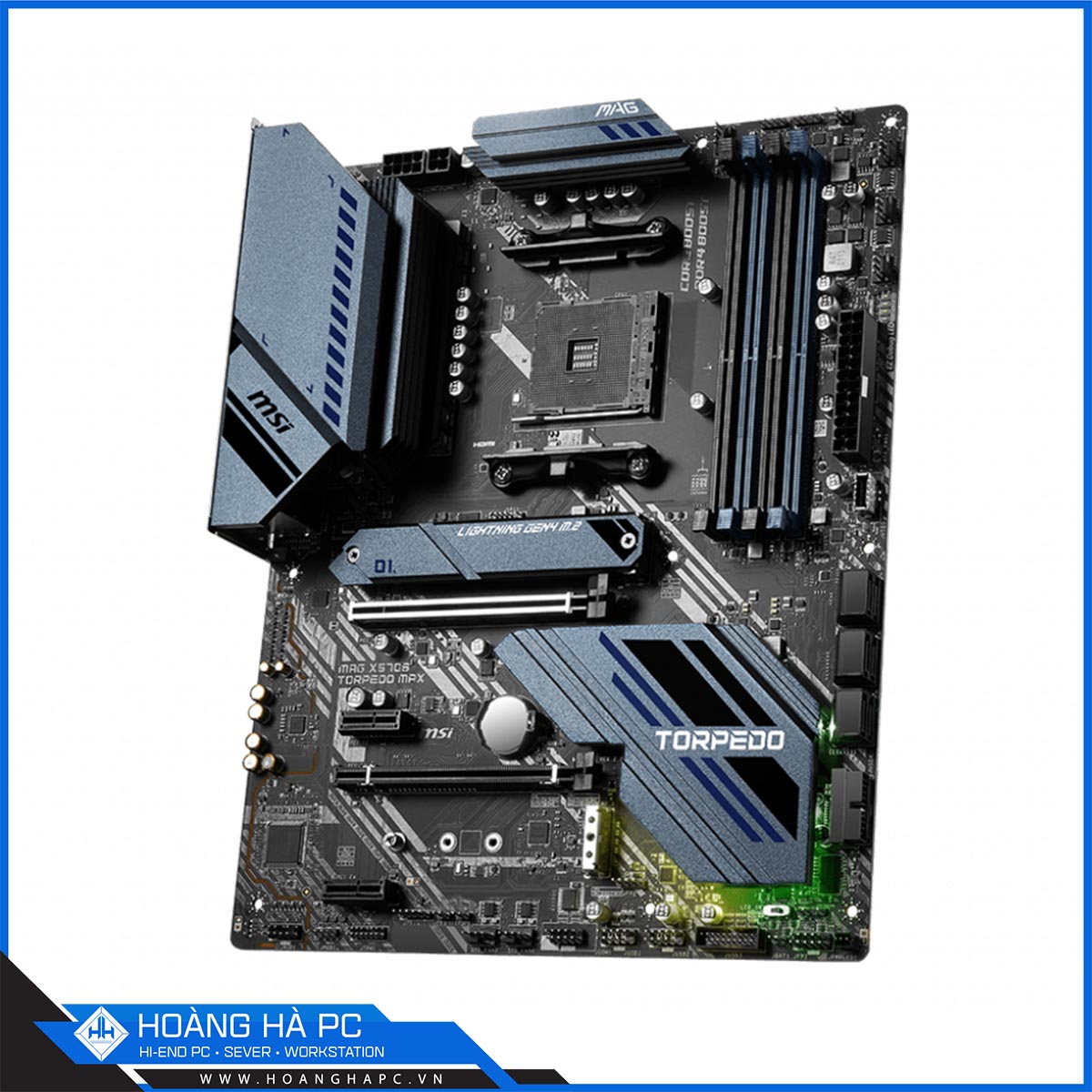 Mainboard MSI MAG X570S TORPEDO MAX (AMD X570, Socket AM4, ATX, 4 Khe Cắm Ram DDR4)-3