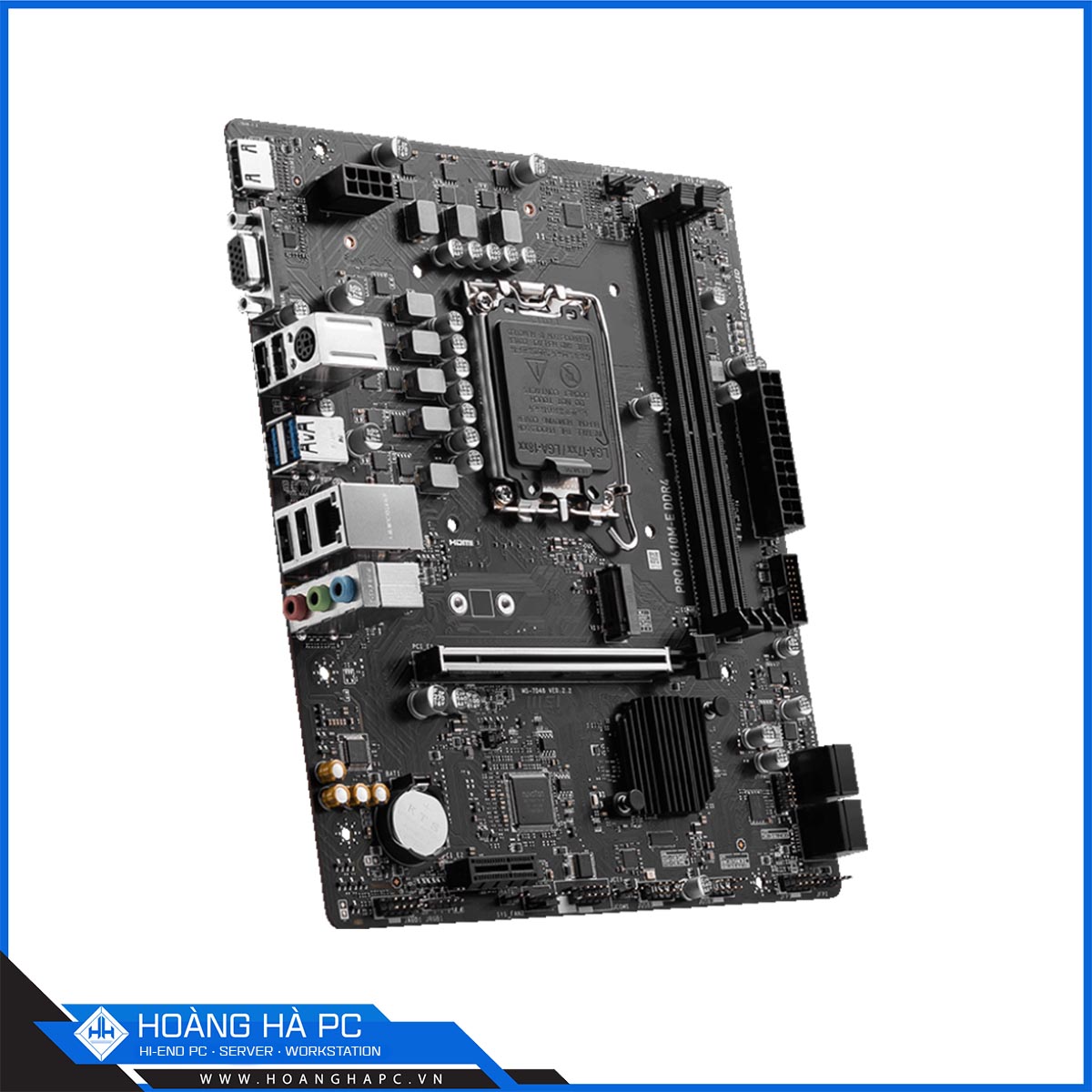 Mainboard MSI PRO H610M-E DDR4 (Intel H610, LGA 1700, m-ATX, 2 khe Ram DDR4)-4