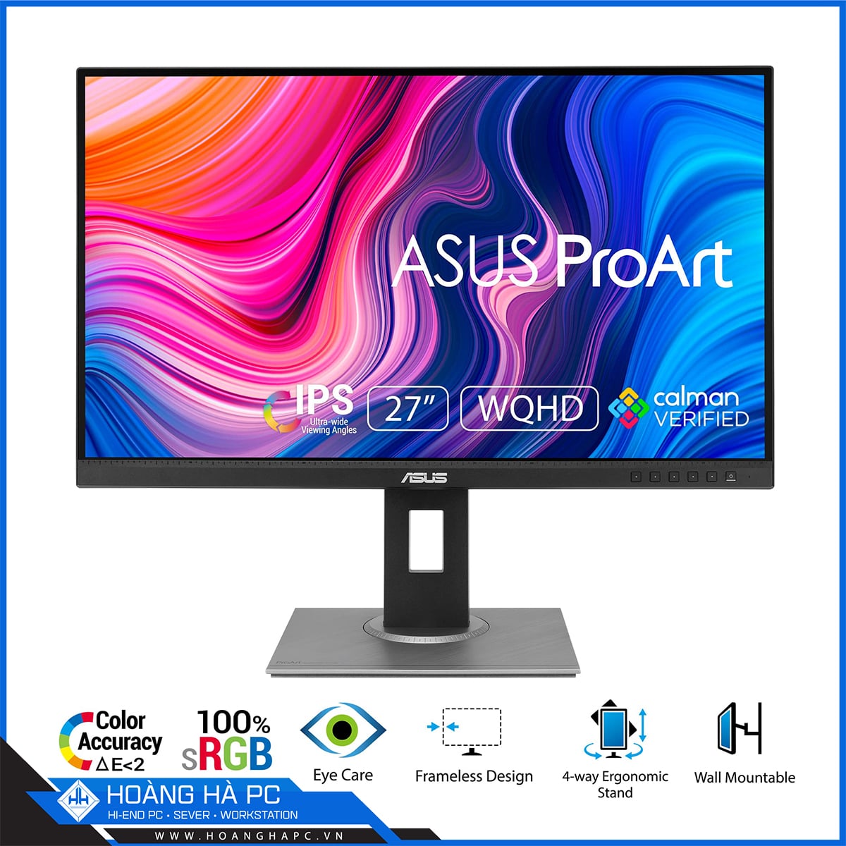 Màn Hình Chuyên Đồ Họa ASUS ProArt PA278QV (27 inch / 2K / IPS / 75Hz)