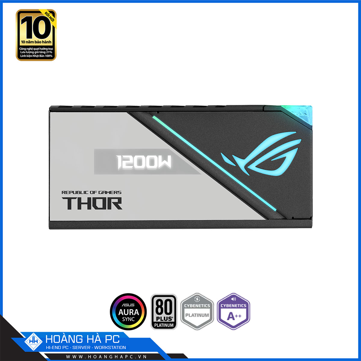 Nguồn Asus ROG THOR 1200P2 GAMING 1200W (80 Plus Platinum/ Full Modular/ PCIe 5.0)-4