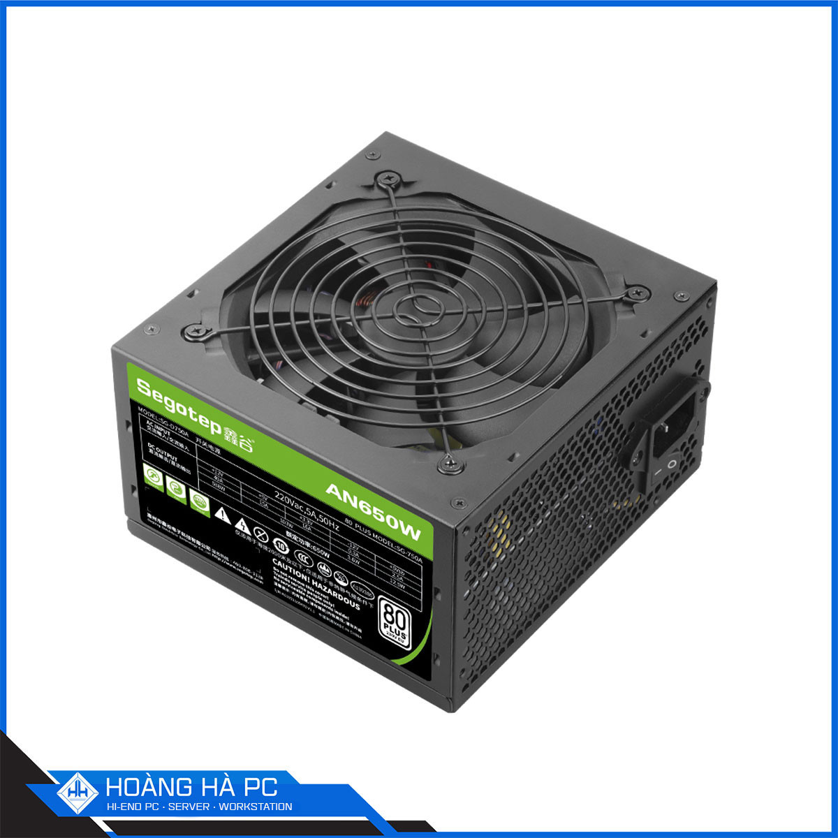 Nguồn Segotep AN650W 650W (80 Plus/ Non Modular)-2