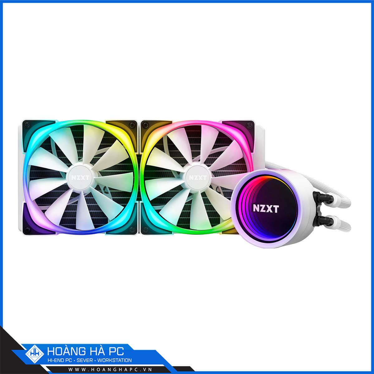 Tản nhiệt nước NZXT Kraken X63 RGB White-2