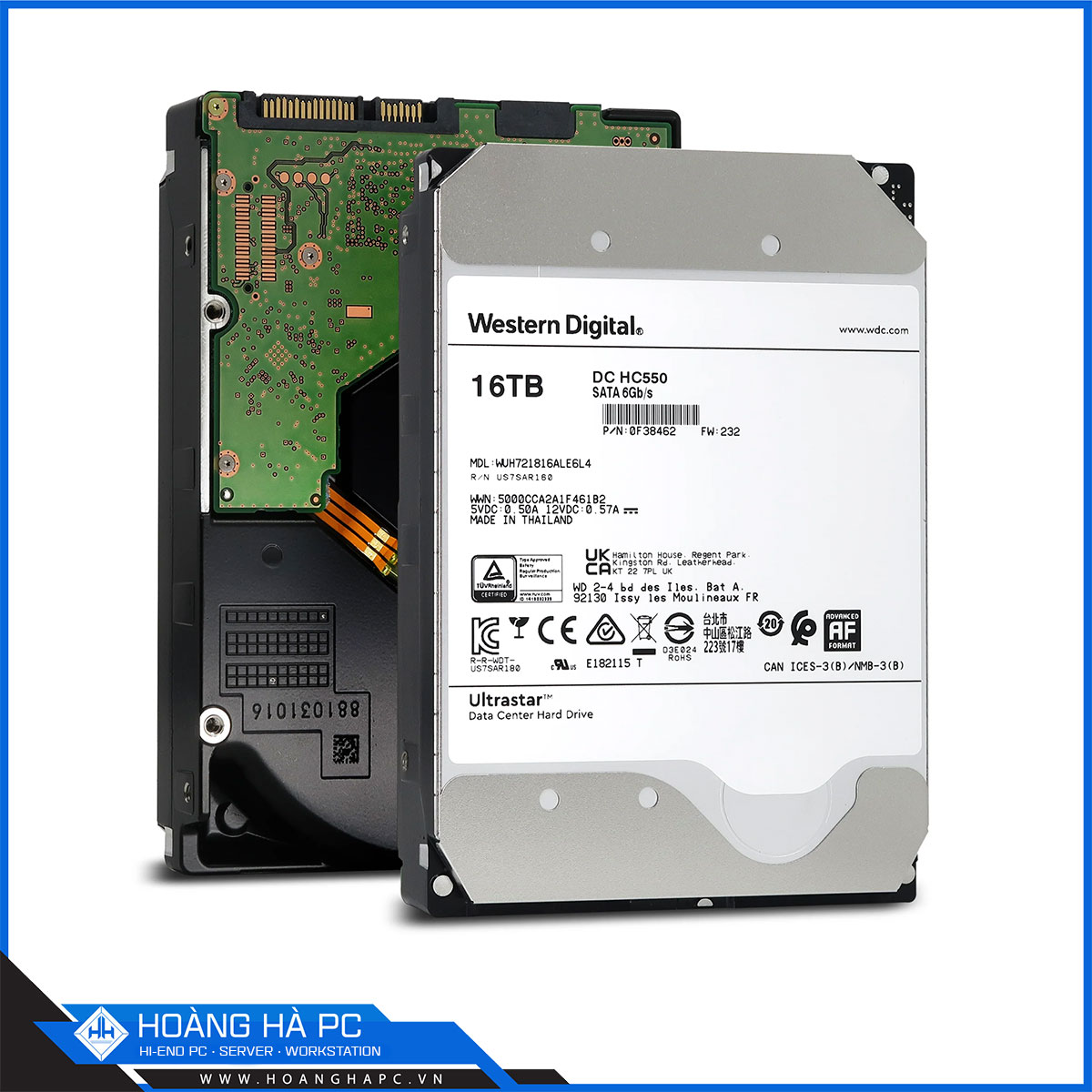 Ổ cứng HDD Western Digital Ultrastar DC HC550 16TB SATA 7200rpm-2