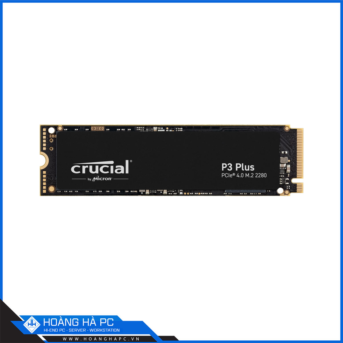 Ổ cứng SSD Crucial P3 Plus 500GB PCIe M.2 2280 Gen 4.0 x4 (Đọc: 4700 MB/s - Ghi: 1900 MB/s)