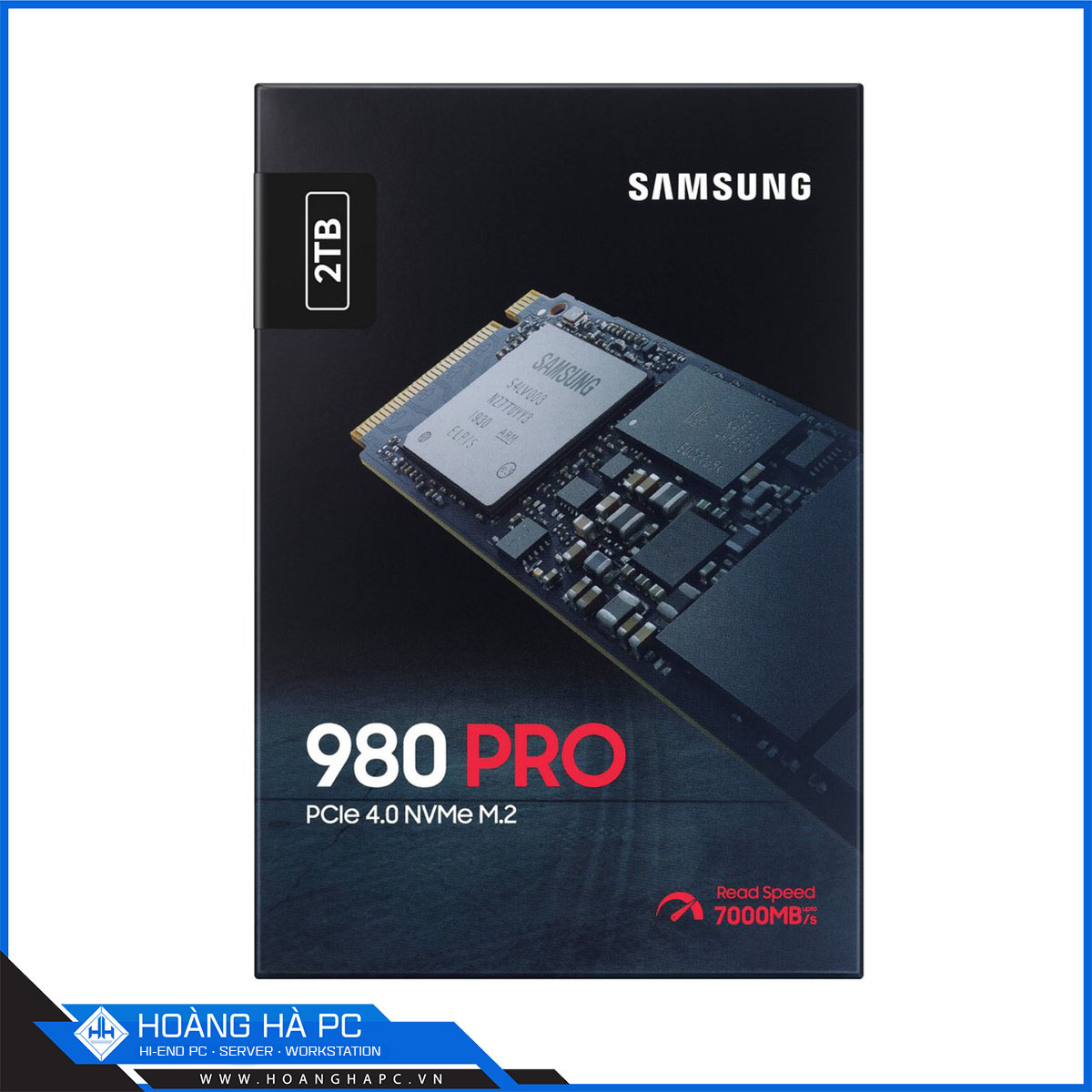 Ổ cứng SSD Samsung 980 PRO 2TB PCIe NVMe 4.0x4 (Đọc 7000MB/s - Ghi 5100MB/s)