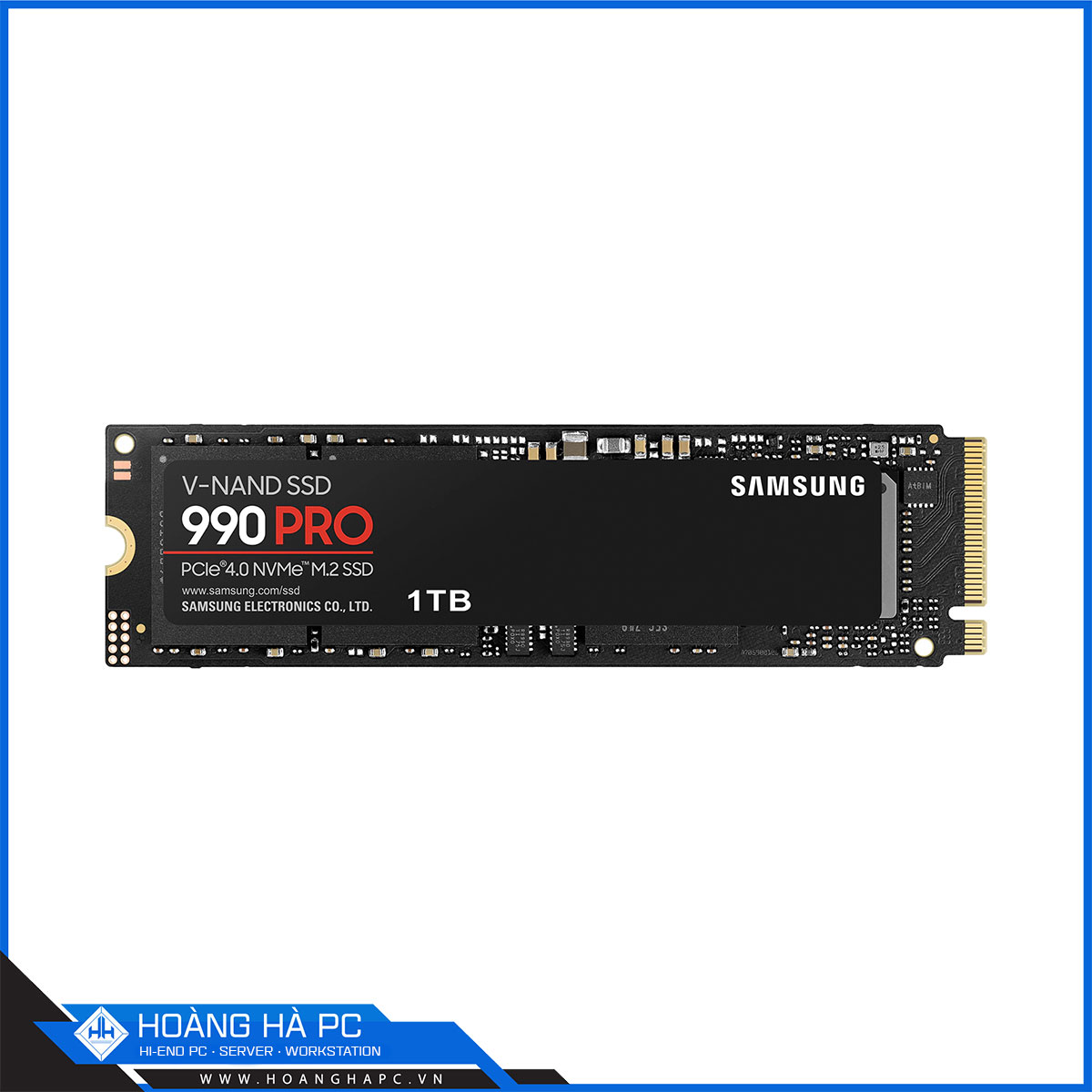 Ổ cứng SSD Samsung 990 Pro 1TB PCIe NVMe 4.0x4 (Đọc 7450MB/s - Ghi 6900MB/s) - (MZ-V9P1T0B)