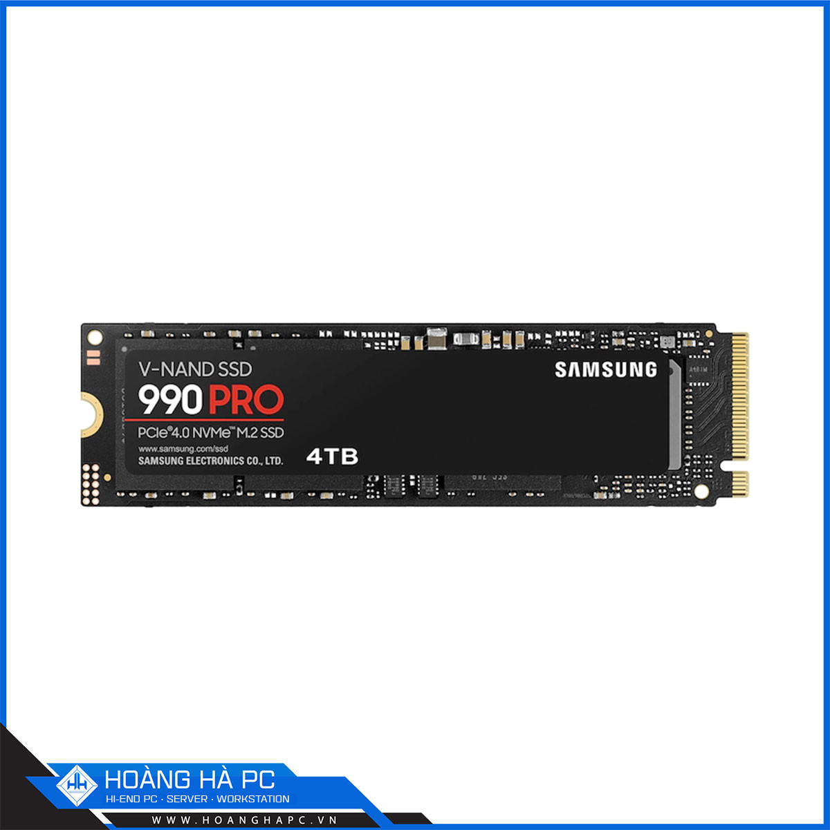 Ổ cứng SSD Samsung 990 Pro 4TB PCIe NVMe 4.0x4 (Đọc 7450MB/s - Ghi 6900MB/s) - (MZ-V9P4T0B)