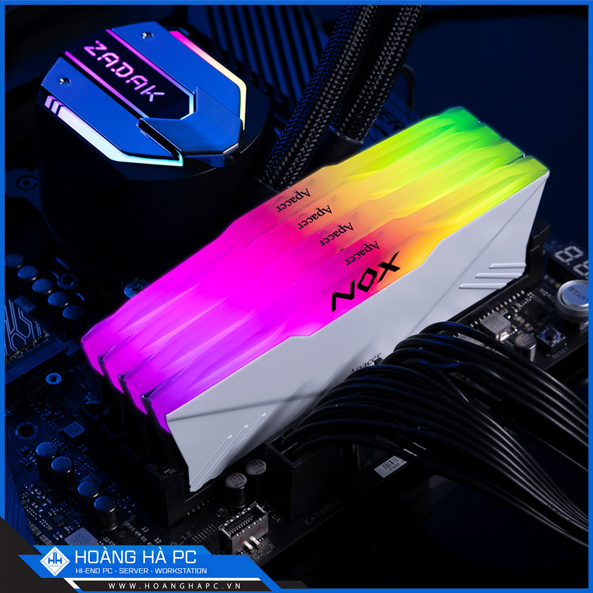 RAM DDR4 APACER NOX RGB 16GB 3200MHz (1x16GB) WHITE-2