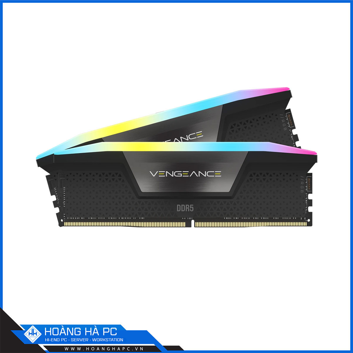 RAM DDR5 CORSAIR VENGEANCE RGB 64GB 6000MHz (2x32GB) C40 BLACK