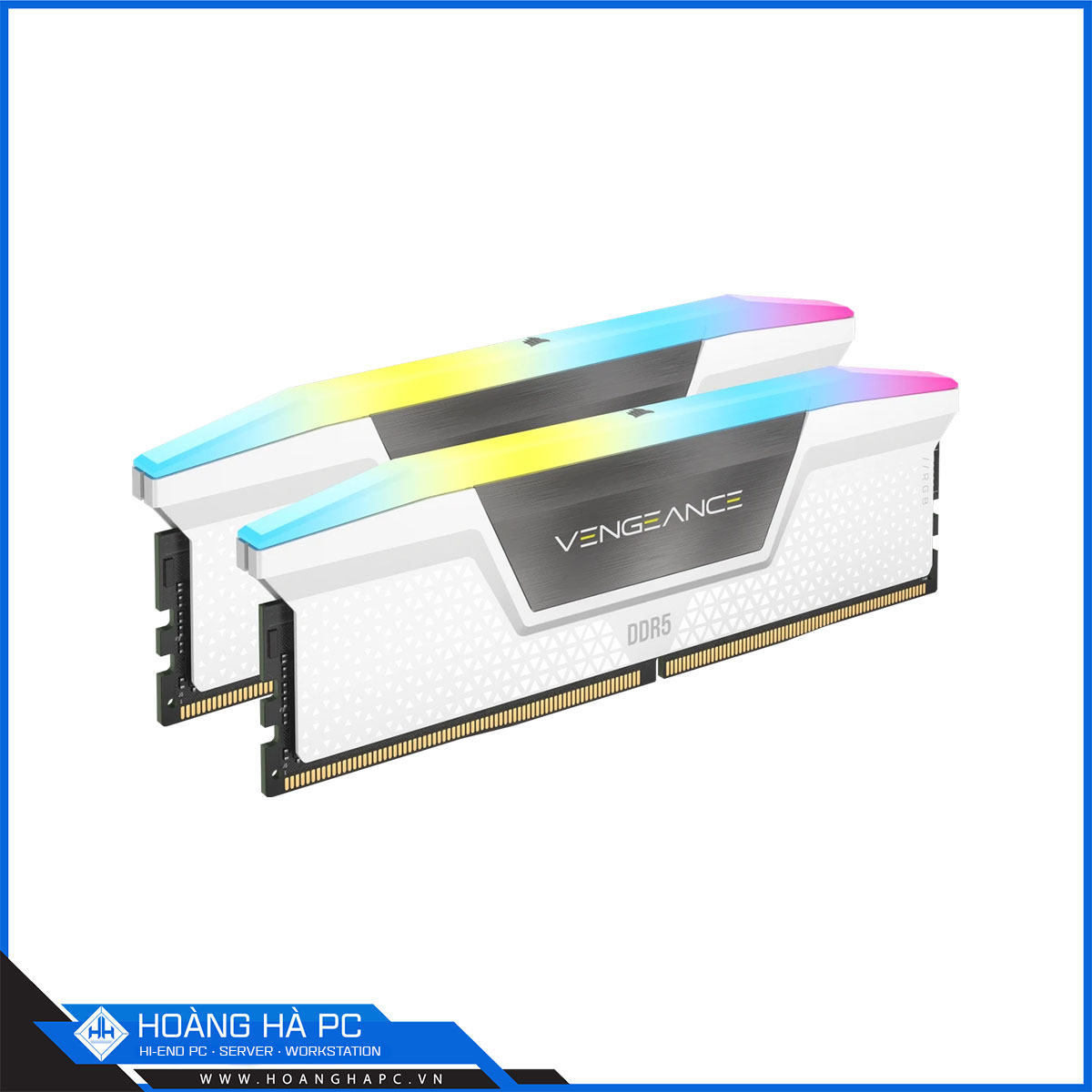 RAM DDR5 CORSAIR VENGEANCE RGB 32GB 6000MHz (2x16G) C40 WHITE-2
