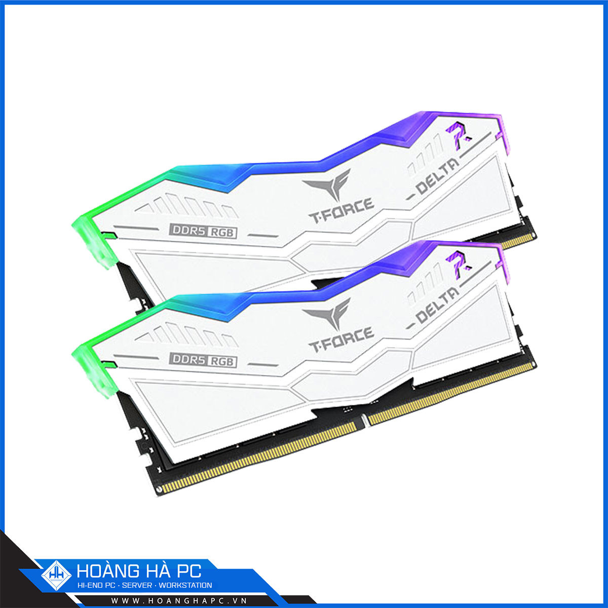 RAM DDR5 TEAMGROUP T-FORCE DELTA RGB 64GB 5600Mhz (2x32GB) WHITE -3