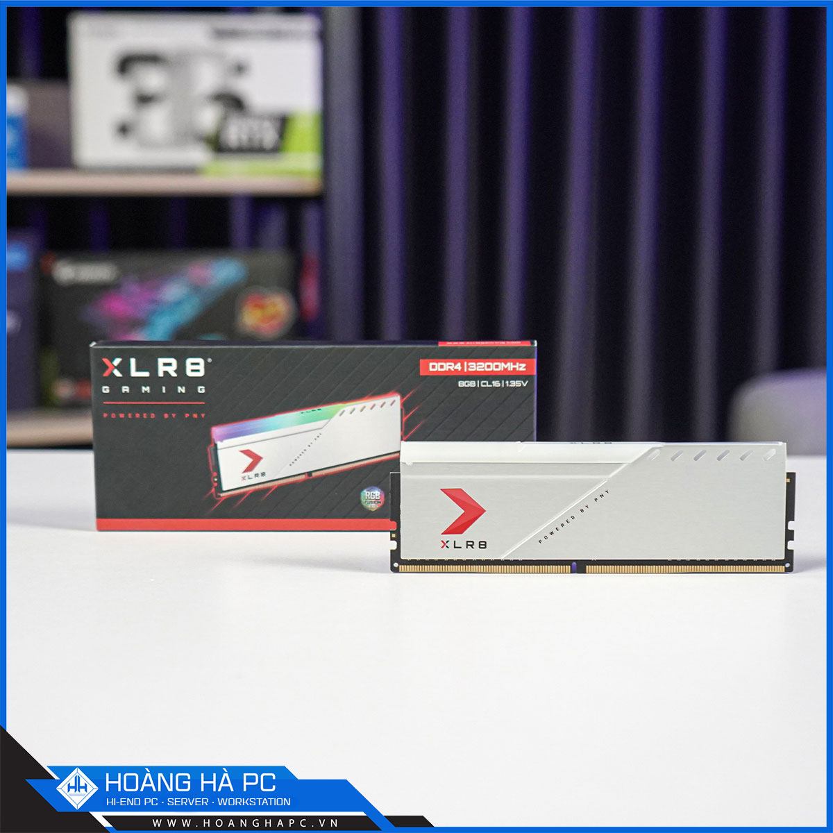 RAM DDR4 PNY XLR8 RGB 8GB 3200MHz (1x8GB) SILVER