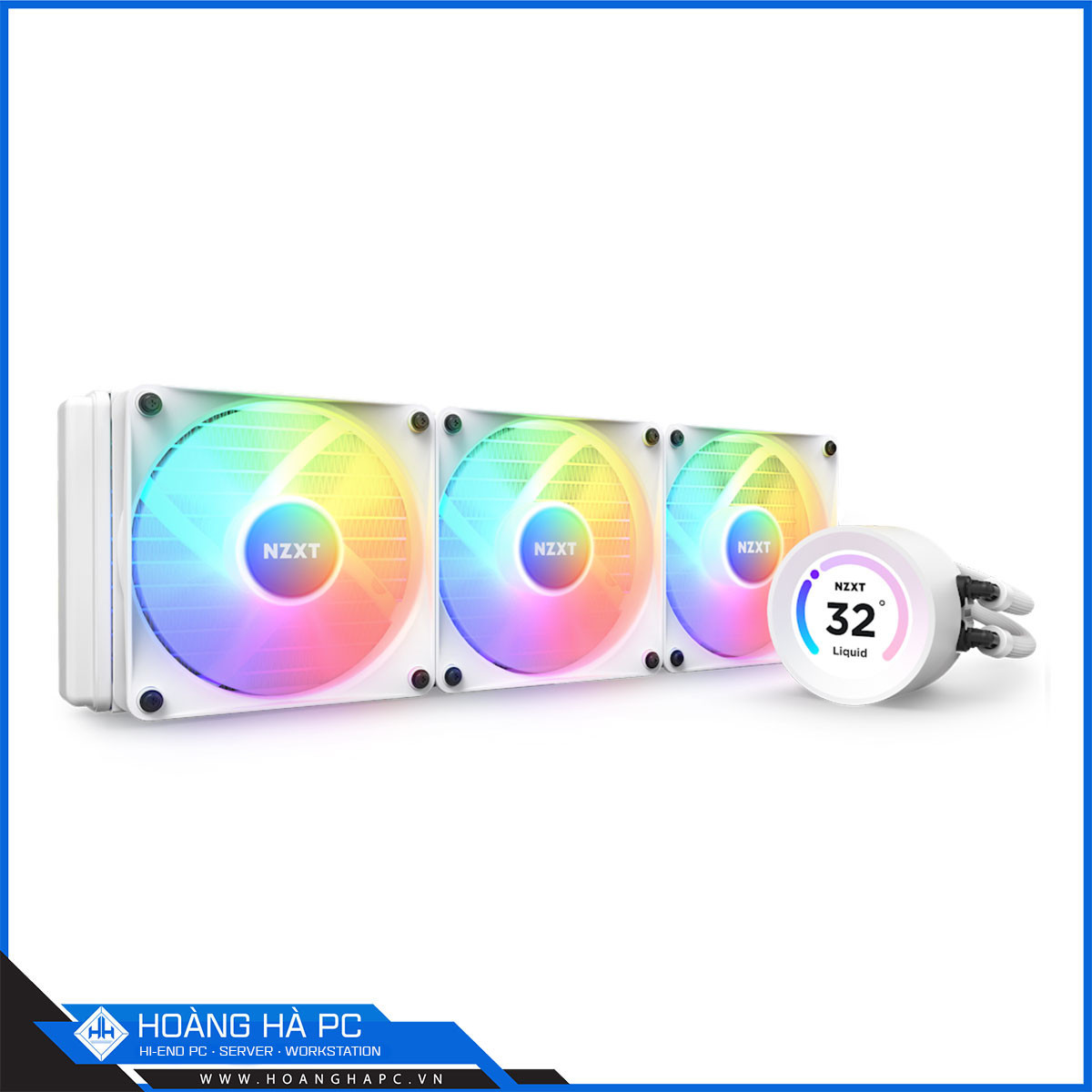 Tản nhiệt nước NZXT Kraken Elite 360 RGB - White (RL-KR36E-W1)