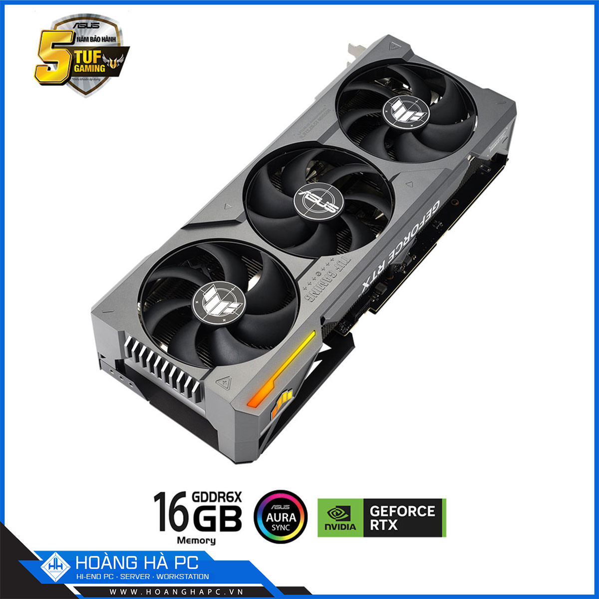 VGA ASUS TUF RTX 4080 SUPER 16GB GDDR6X (256-bit, HDMI + DP, 1 x 16-pin)-4