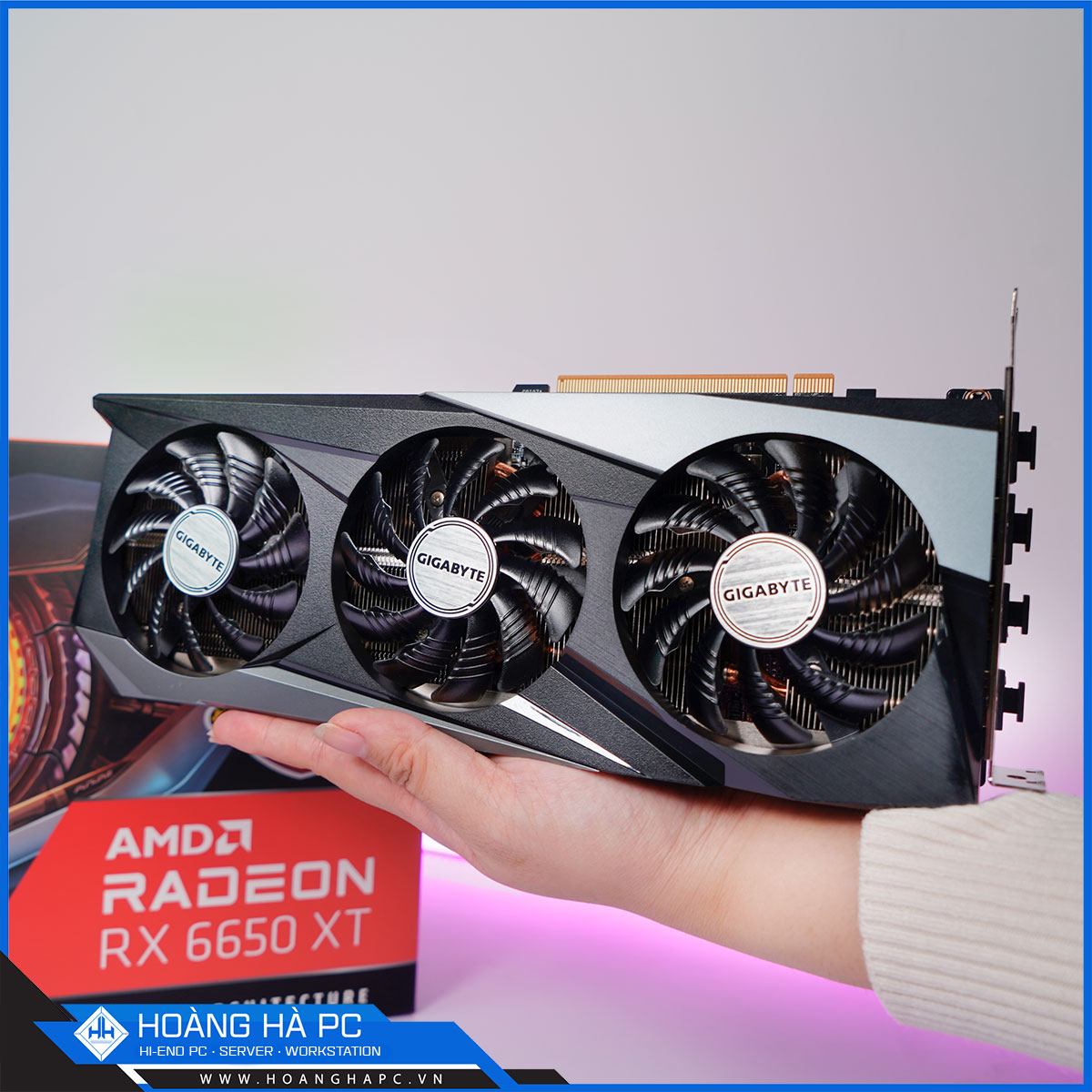 VGA GIGABYTE Radeon RX 6650 XT GAMING OC 8G (8G GDDR6, 128-bit, HDMI+DP, 1x8pin)-2